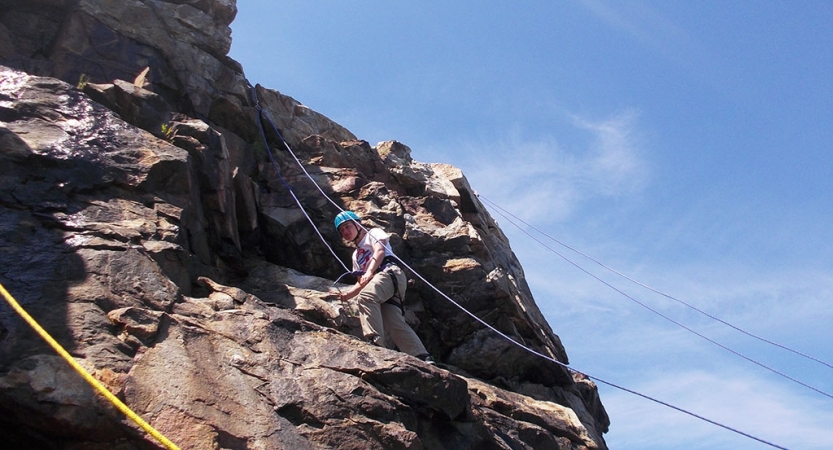 rock climbing in Maine